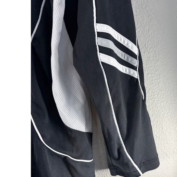 Adidas Long Sleeve Mens Training Running Black White T-Shirt Size M - Picture 5 of 6